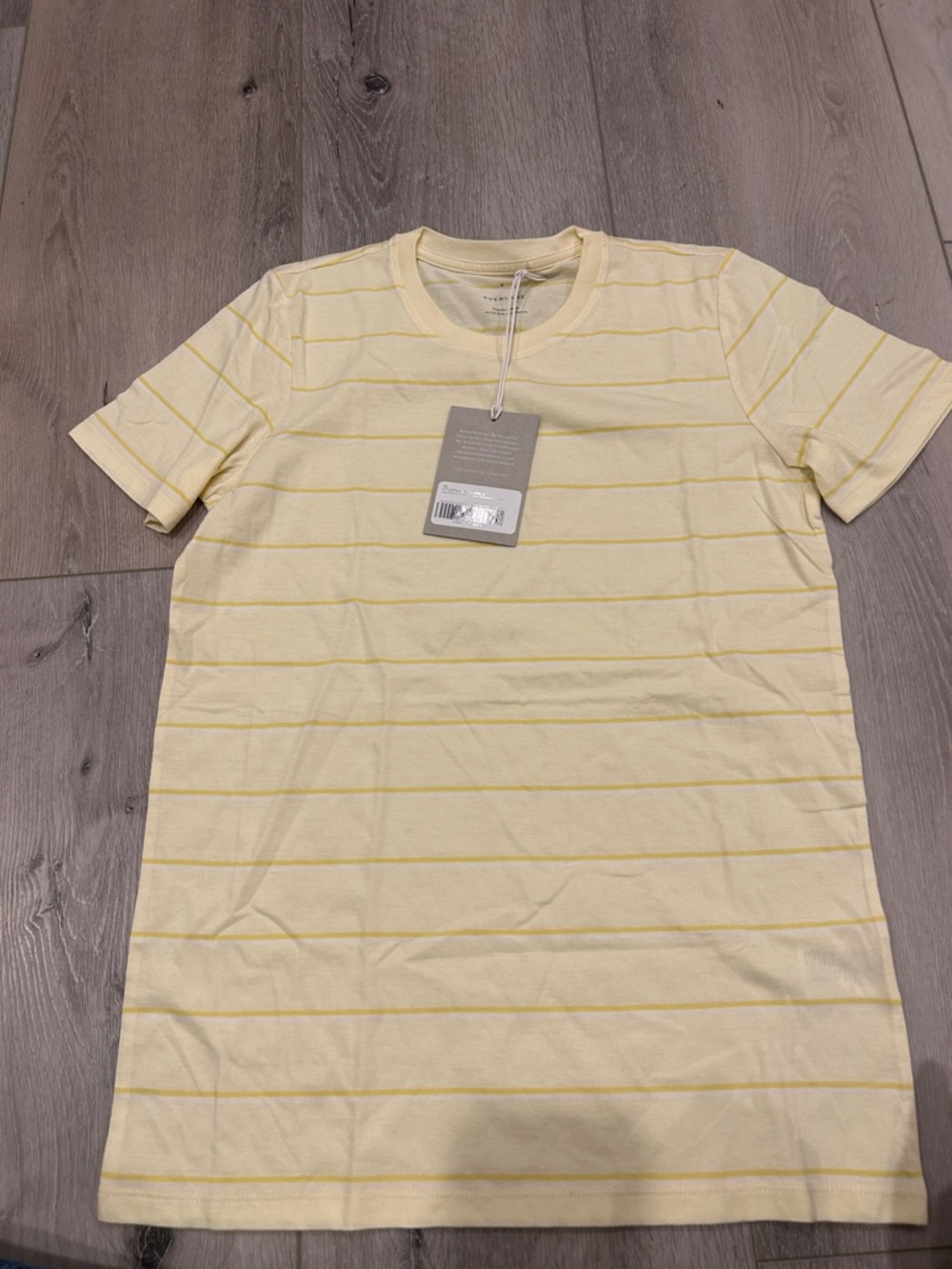 Everlane yellow organic cotton t shirt